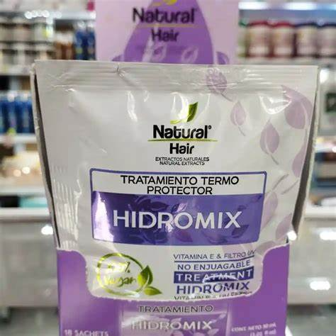 tratamiento termoprotector hidromix  natural hair 30ml